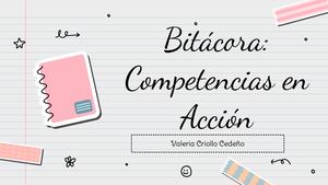 Valeria Criollo Bitácora