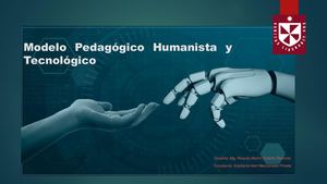 Modelo Pedagógico Humanista Y Tecnologico