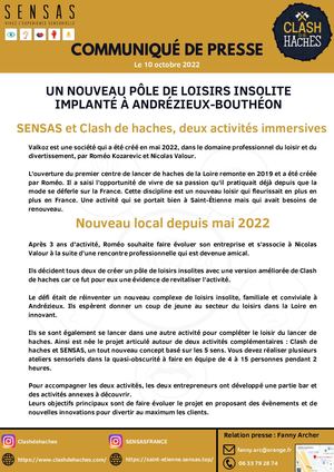 Communiqué De Presse