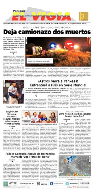 24 de octubre del 2022