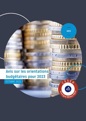 2022 23 Avis sur les orientations budgétaires  pour 2023