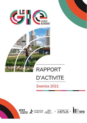 Rapport d'activité GIE La Ville Autrement 2021