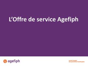 1. Offre De Service Agefiph