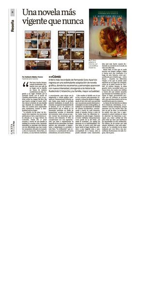 Rebelión de las ratas. Novela gráfica