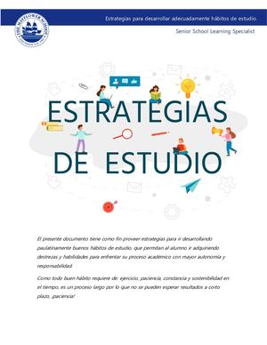 Estrategias Y Hábitos De Estudio G2