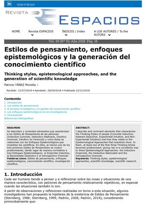 Enfoques Epistemologicos