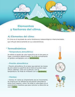 Elementos Y Factores Del Clima