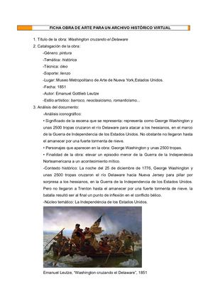 Washington cruzando el Delaware