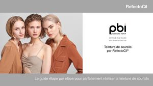 Teinture des sourcils étape par étape