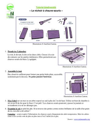 Fabriquer un Nichoir à chauve-souris