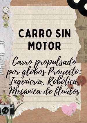 Carro Sin Motor Proyecto Escolar