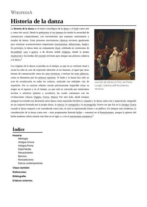 U4 Pp 74 Historia De La Danza