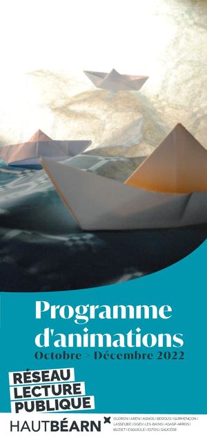 2209 Programme Animations Médiathèque des Gaves