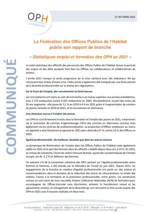 CP Rapport de branche 2021 (édition octobre 22)