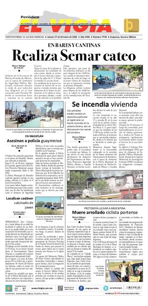 27 de octubre del 2022