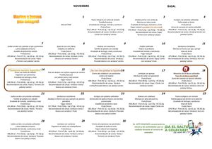Menú Noviembre