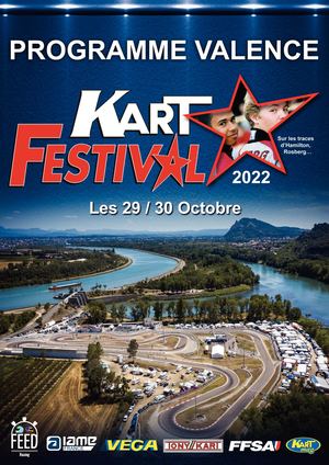 Programme Kart Festival Valence 2022