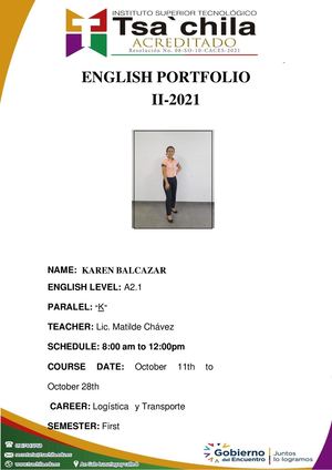 Portafolio English A2 1