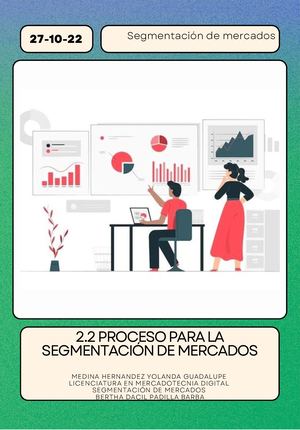Proceso para la segmentación de mercados