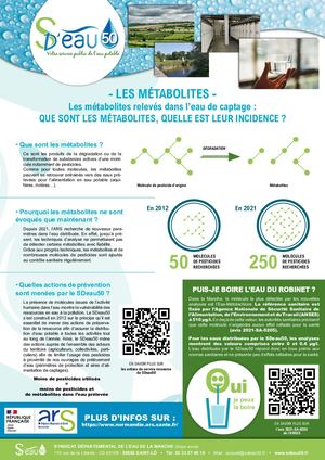 SDeau50, les métabolites