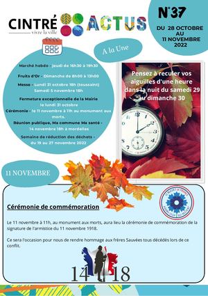 Cintré Actus N°37