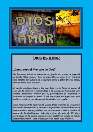 DIOS ES AMOR PARA REFLEXIONAR