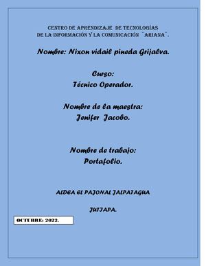 Portafolio 2022 Final Te Quiero Nixon Por Terminar