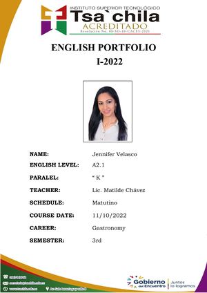Velasco Jennifer English Portfolio