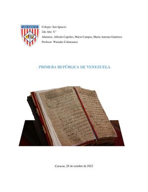 Primera República 2