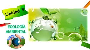 Unidad 3 Ecología Ambiental
