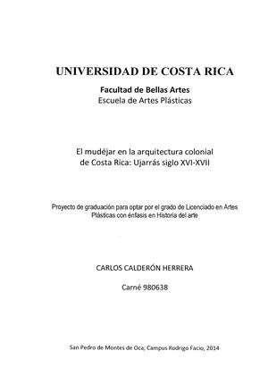 Arquitectura Templo Ujarrás