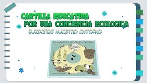 Cartilla Educativa Por Una Conciencia Ecologica