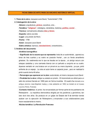 Jacques-Louis David, "Autorretrato",1794