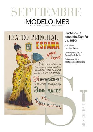 Cartel de la zarzuela 'España', ca. 1890