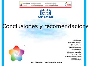 Conclusiones Y Recomendaciones