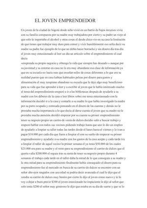 CUENTO EL EMPRENDEDOR