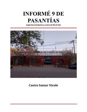 Informe de Pasantias