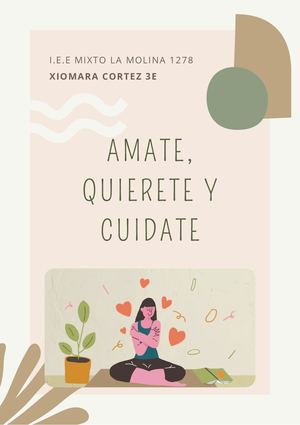 Amate, quierete y cuidate