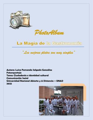 Reportaje Fotográfico La Magia de la Gastronomía