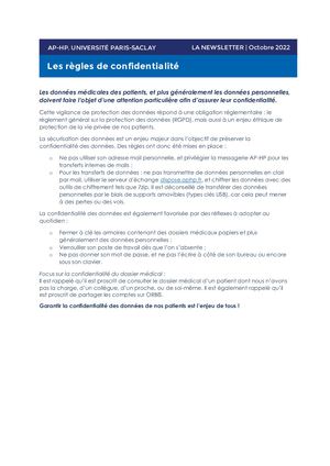 N°5 I Les Règles De Confidentialité.
