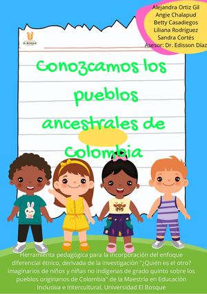 Cartilla Didáctica Conozcamos los pueblos ancestrales de Colombia