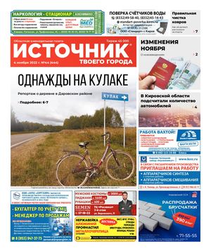 ИСТОЧНИК ТВОЕГО ГОРОДА (04.11.2022)