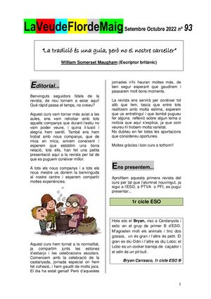 Revista Setembre Octubre 2022