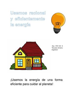 Uso racional y eficiente de la energía
