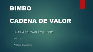 Cadena De Valor De Bimbo