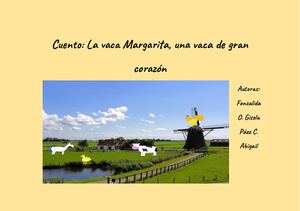 Cuento La Vaca Margarita: una vaca de gran corazón