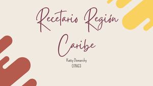 Recetario Región Caribe