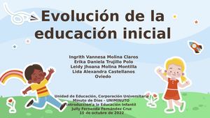Cartilla: Tendencias curriculares, modalidades y condiciones de calidad para la educación inicial.