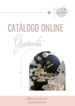 Catálogo Guarieventos