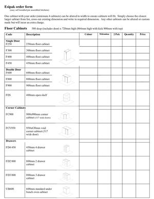 Esipak Order Form